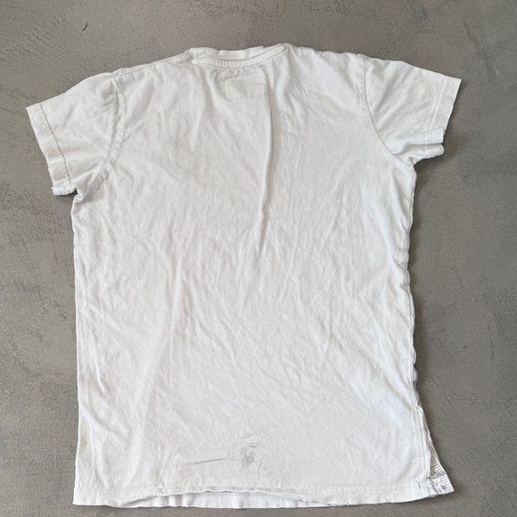 Nununu Gray /White Tee in Play Condition Scissors and Measuring tape Tee Flaw - Picture 4 of 6